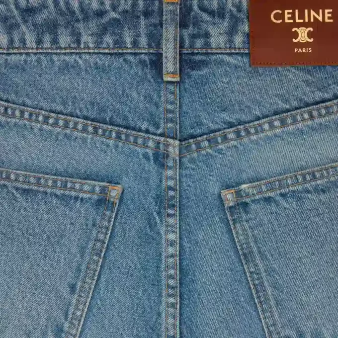 Jeans a zampa 001 in denim Jeans a zampa 001 in denim