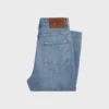 Jeans a zampa 001 in denim di cotone