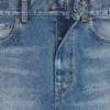 Jeans a zampa 001 in denim di cotone
