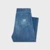 Jeans a zampa 002 in denim di cotone leggero Jeans a zampa 002 in denim di cotone leggero