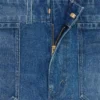 Jeans a zampa 002 in denim di cotone leggero Jeans a zampa 002 in denim di cotone leggero