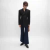 Jeans a zampa 003 in denim indaco leggero