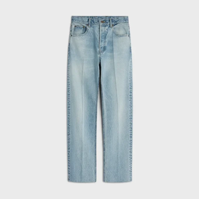 Jeans boyfriend 001 in denim di cotone Jeans boyfriend 001 in denim di cotone