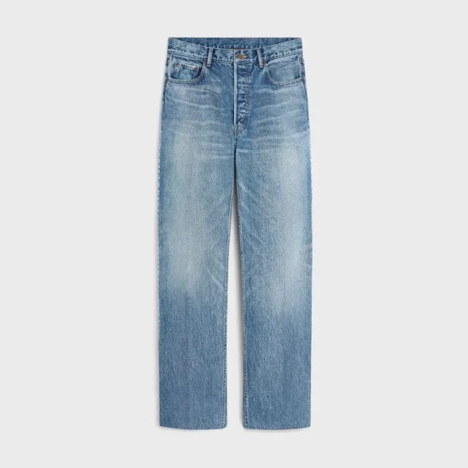 Jeans boyfriend 001 in denim di cotone