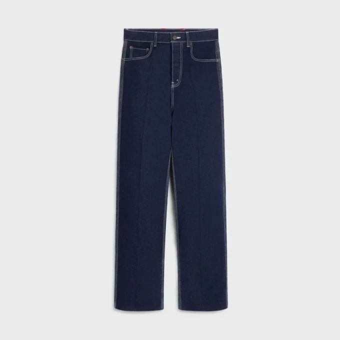 Jeans boyfriend 001 in denim di cotone Jeans boyfriend 001 in denim di cotone