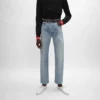 Jeans boyfriend 001 in denim di cotone Jeans boyfriend 001 in denim di cotone