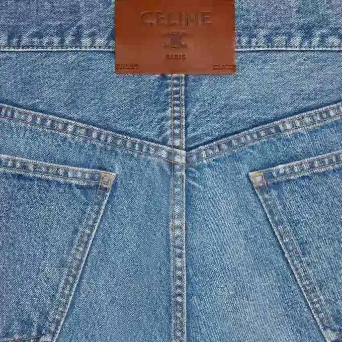 Jeans boyfriend 001 in denim di cotone