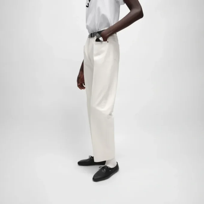 Jeans boyfriend 001 in denim di cotone