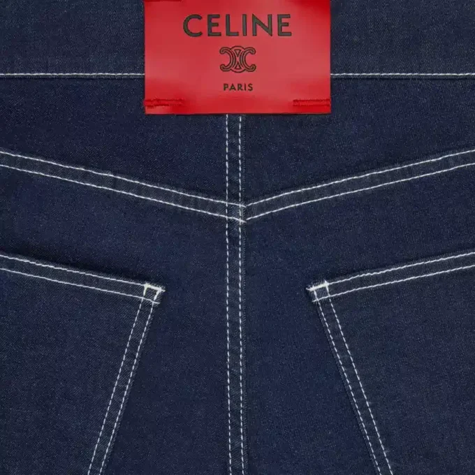 Jeans boyfriend 001 in denim di cotone Jeans boyfriend 001 in denim di cotone