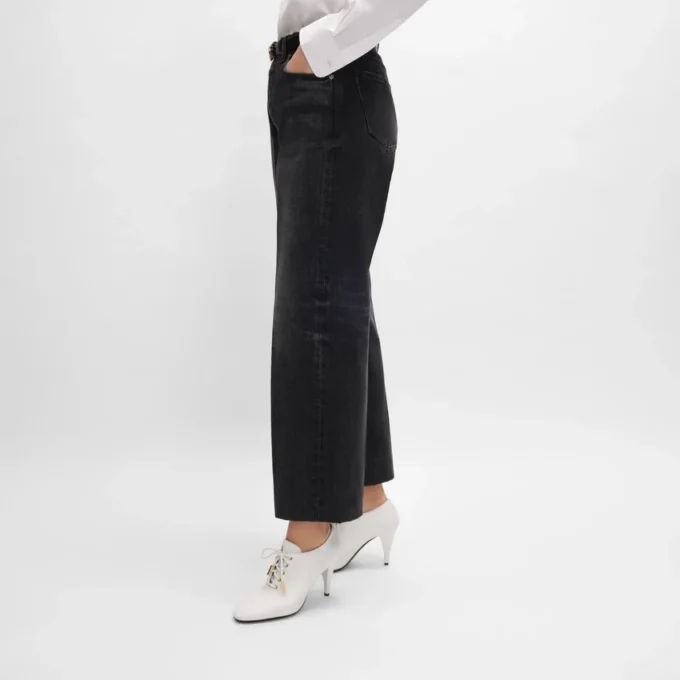 Jeans boyfriend 001 in denim di cotone Jeans boyfriend 001 in denim di cotone