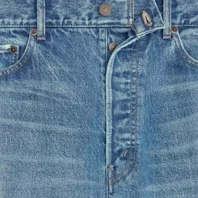 Jeans boyfriend 001 in denim di cotone