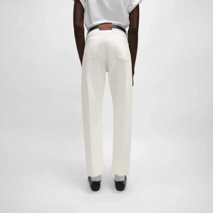 Jeans boyfriend 001 in denim di cotone