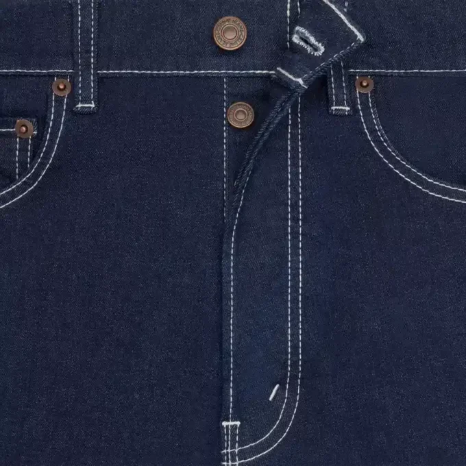Jeans boyfriend 001 in denim di cotone Jeans boyfriend 001 in denim di cotone