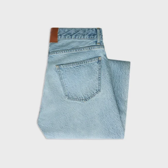 Jeans boyfriend 001 in denim di cotone Jeans boyfriend 001 in denim di cotone
