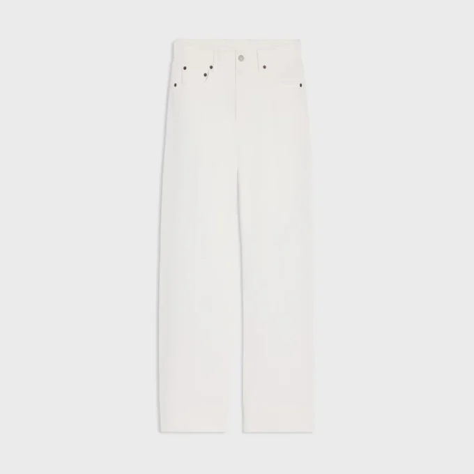 Jeans boyfriend 001 in twill di cotone pesante Jeans boyfriend 001 in twill di cotone pesante