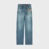 Jeans boyfriend 002 in denim di cotone Jeans boyfriend 002 in denim di cotone