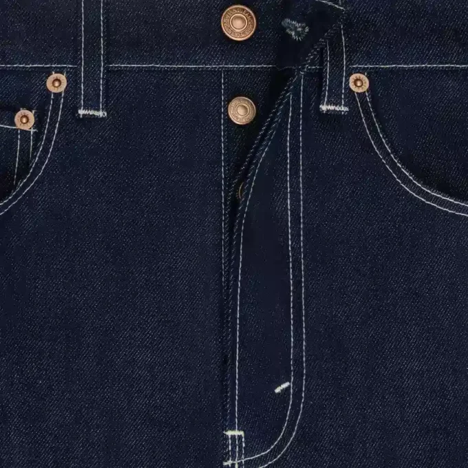 Jeans boyfriend 002 in denim indaco leggero Jeans boyfriend 002 in denim indaco leggero