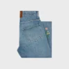 Jeans boyfriend ricamati 001 in denim di cotone Jeans boyfriend ricamati 001 in denim di cotone