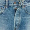 Jeans boyfriend ricamati 001 in denim di cotone Jeans boyfriend ricamati 001 in denim di cotone