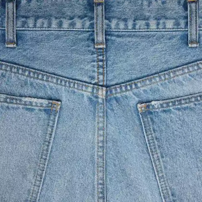 Jeans Jolene in denim lavato blu dorato Jeans Jolene in denim lavato blu dorato