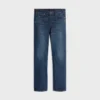 Jeans Kurt in denim indaco con lavaggio stone wash scuro