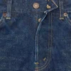 Jeans Kurt in denim indaco con lavaggio stone wash scuro
