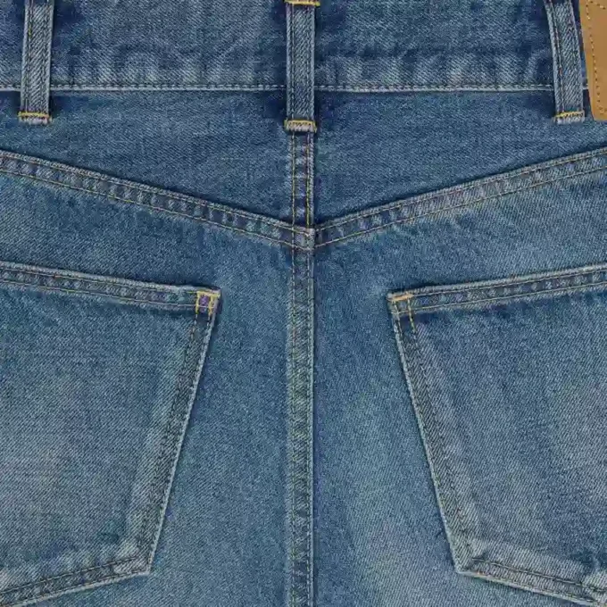 Jeans Lou in denim di cotone