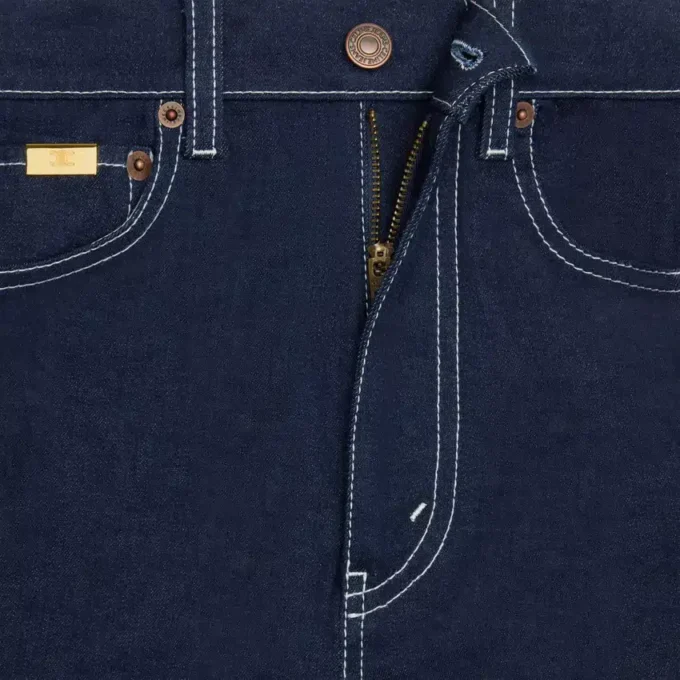 Jeans skinny 001 in denim elasticizzato