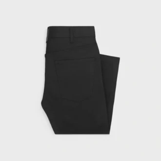 Jeans skinny in denim nero puro vintage