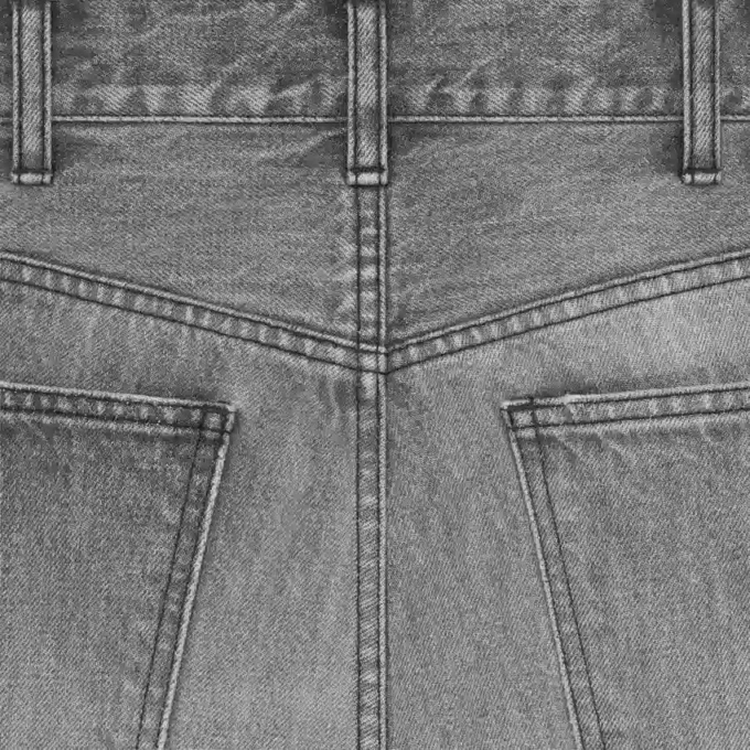 Jeans Wesley in denim di cotone