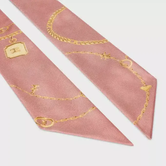 Lavalliere in ciondoli Seta twill