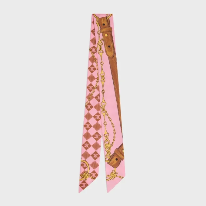Lavallière in twill di seta