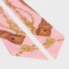 Lavallière in twill di seta