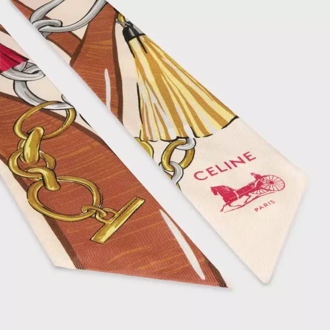 Lavallière in twill di seta