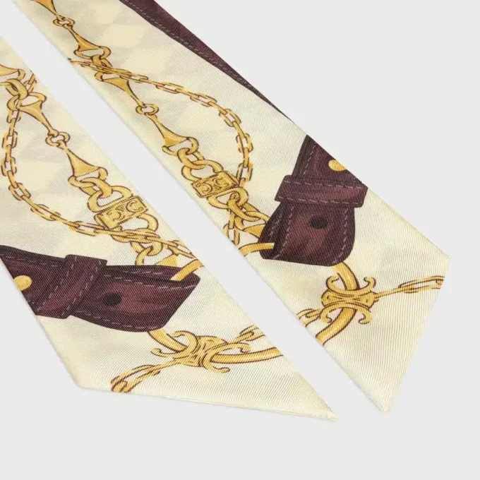Lavallière in twill di seta Lavallière in twill di seta