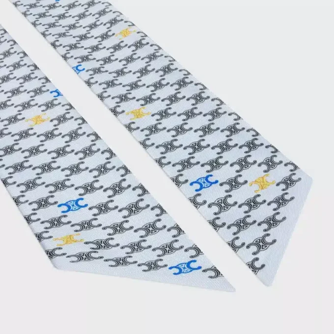 Lavallière in twill di seta