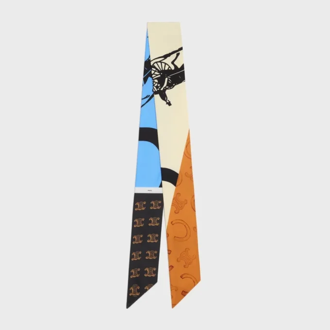 Lavallière in twill di seta