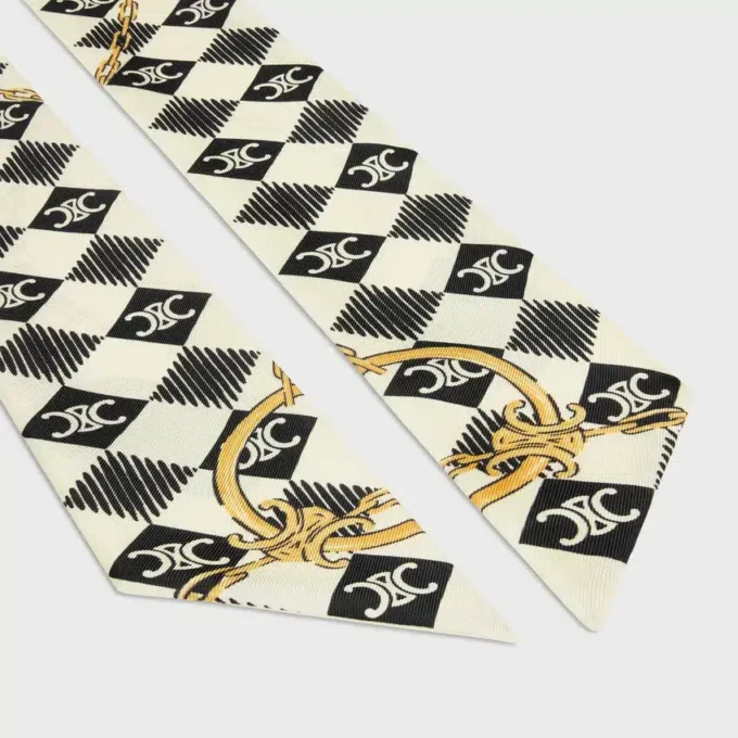 Lavallière in twill di seta Lavallière in twill di seta