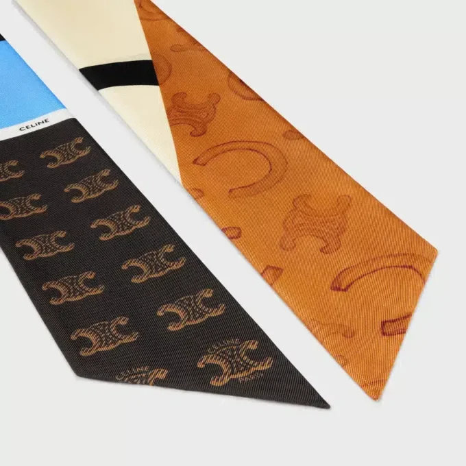 Lavallière in twill di seta