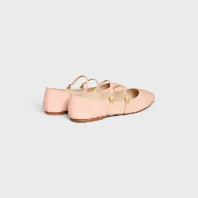 Les Ballerines CELINE Ballerine a doppio cinturino in pelle di agnello Les Ballerines CELINE Ballerine a doppio cinturino in pelle di agnello
