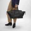 Luggage grande in pelle di vitello martellata Luggage grande in pelle di vitello martellata