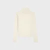 Maglia a collo alto in jersey di lana Maglia a collo alto in jersey di lana
