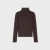 Maglia a collo alto in jersey di lana Maglia a collo alto in jersey di lana