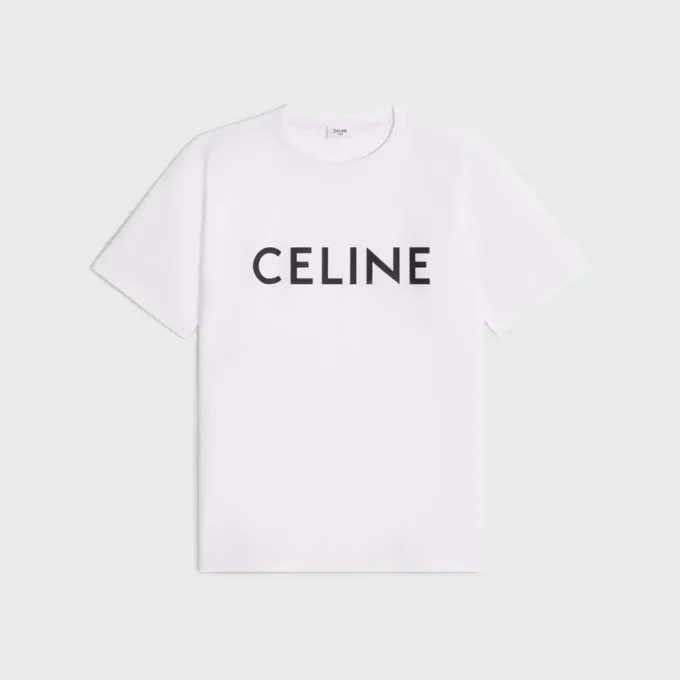 Maglietta ampia CELINE in jersey di cotone Maglietta ampia CELINE in jersey di cotone