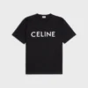 Maglietta ampia CELINE in jersey di cotone Maglietta ampia CELINE in jersey di cotone