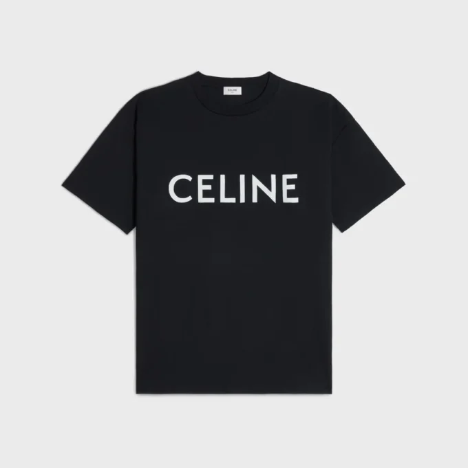 Maglietta ampia CELINE in jersey di cotone Maglietta ampia CELINE in jersey di cotone