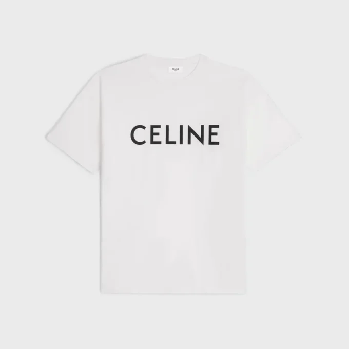 Maglietta ampia CELINE in jersey di cotone Maglietta ampia CELINE in jersey di cotone