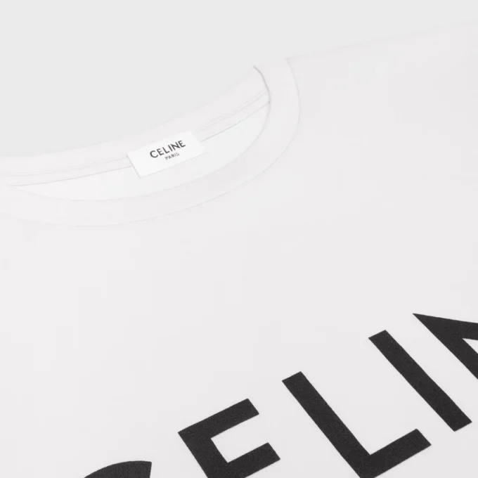 Maglietta ampia CELINE in jersey di cotone Maglietta ampia CELINE in jersey di cotone