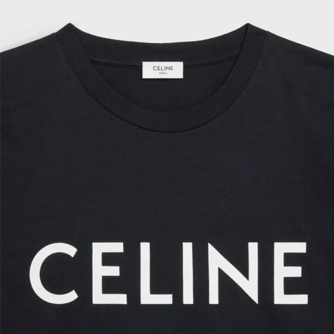 Maglietta ampia CELINE in jersey di cotone Maglietta ampia CELINE in jersey di cotone