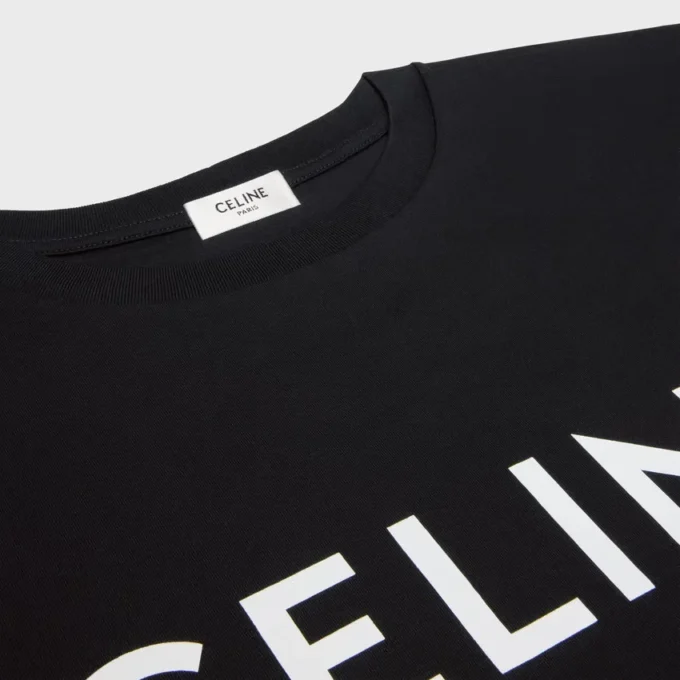 Maglietta ampia CELINE in jersey di cotone Maglietta ampia CELINE in jersey di cotone